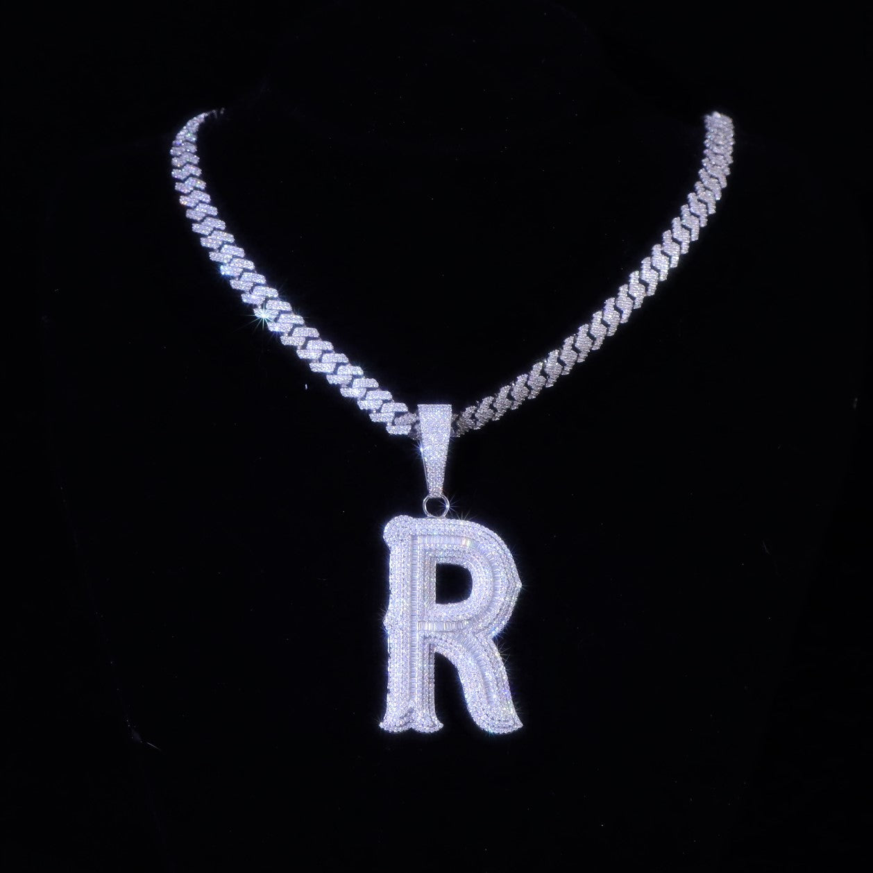 Western Moissanite S925 Initial Pendant